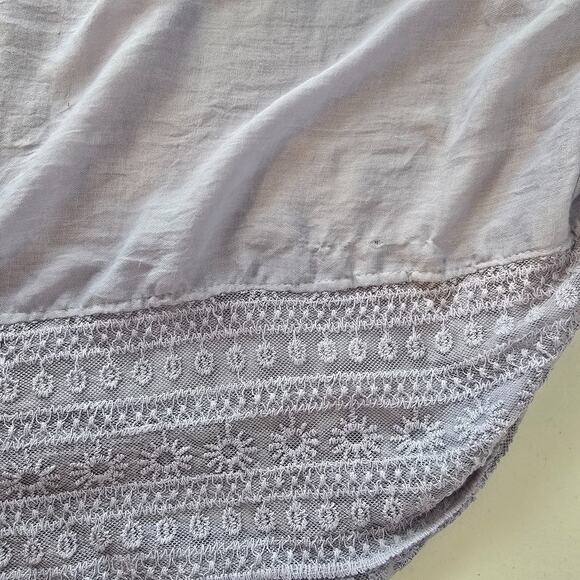 Plus Size Shawl Wrap Lavender Women's OSFM Lace Hem V-Neck Sleeves Oversized - Picture 7 of 7